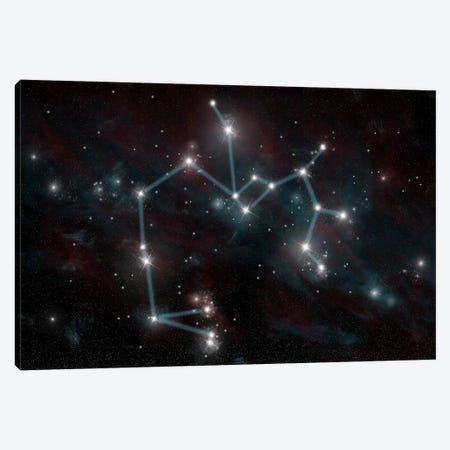The Constellation Sagittarius The Archer Canvas Print #TRK1255} by Marc Ward Canvas Wall Art