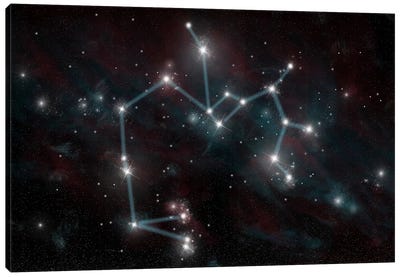 The Constellation Sagittarius The Archer Canvas Art Print