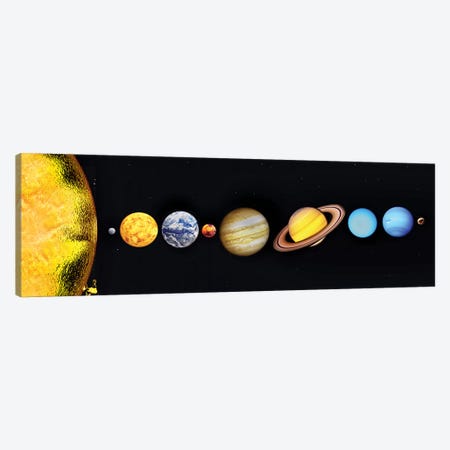 The Sun And Planets Of Our Solar System Canvas Print #TRK1266} by Mark Stevenson Canvas Print