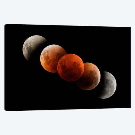 Composite Image Of Lunar Eclipse I Canvas Print #TRK1278} by Philip Hart Canvas Print