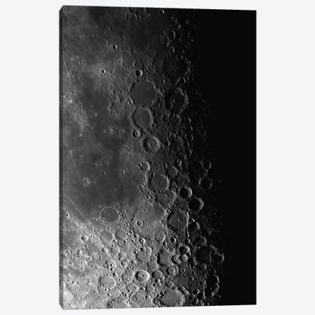Rupes Recta Ridge And Craters Pitatus And Tycho Canvas Print #TRK1284} by Phillip Jones Art Print