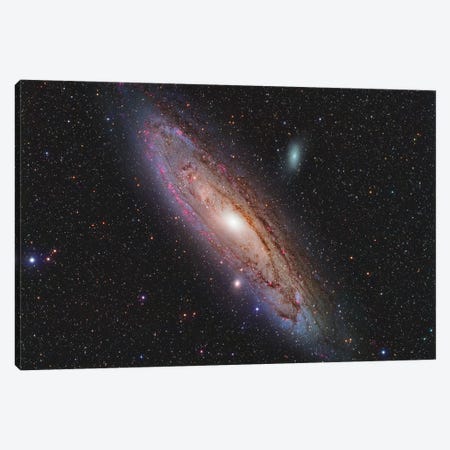 Andromeda Galaxy (NGC 224) Canvas Print #TRK1288} by Reinhold Wittich Canvas Wall Art