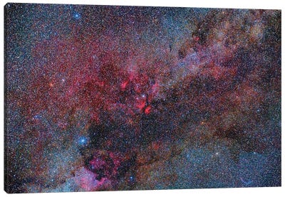Part Of The Milky Way Constellation In Cygnus Canvas Art Print