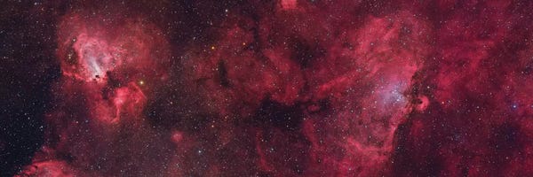 Astronomy & Space Collection: Eagle Nebula (M16) And Swan Nebula (M17) II by Roberto Colombari