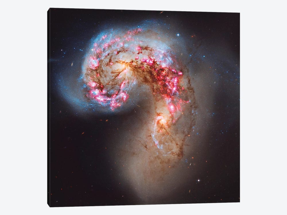 The Antennae Galaxies (NGC 4038/NGC 4039) by Roberto Colombari 1-piece Canvas Artwork