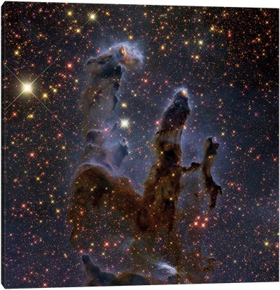 The Eagle Nebula In Serpens (M16) Canvas Art Print - Stocktrek Images - Astronomy & Space Collection