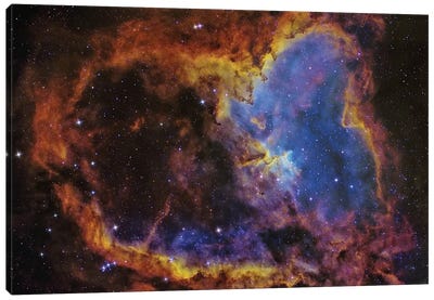 The Heart Nebula (IC 1805) In The Cassiopeia Constellation Canvas Art Print