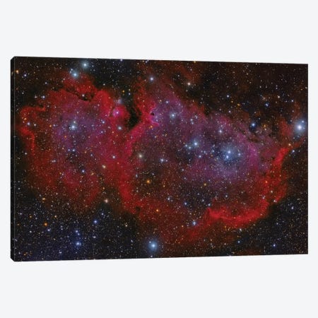 The Heart Nebula In The Cassiopeia Constellation Canvas Print #TRK1335} by Roberto Colombari Canvas Art Print