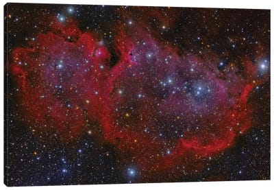 The Heart Nebula In The Cassiopeia Constellation Canvas Art Print