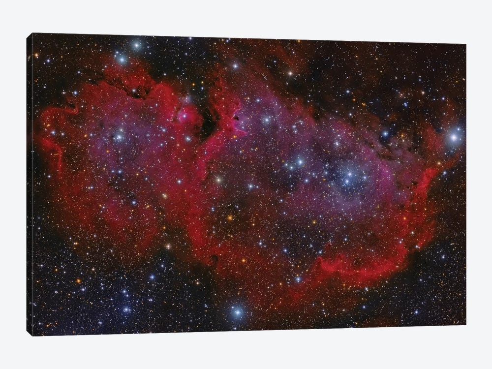 The Heart Nebula In The Cassiopeia Constellation by Roberto Colombari 1-piece Canvas Print