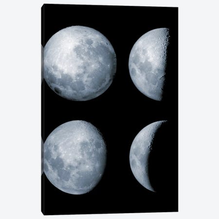 Four Phases Of The Moon Canvas Print #TRK1347} by Rolf Geissinger Canvas Artwork