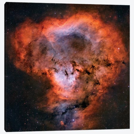 NGC 7822 Emission Nebula Canvas Print #TRK1348} by Rolf Geissinger Art Print