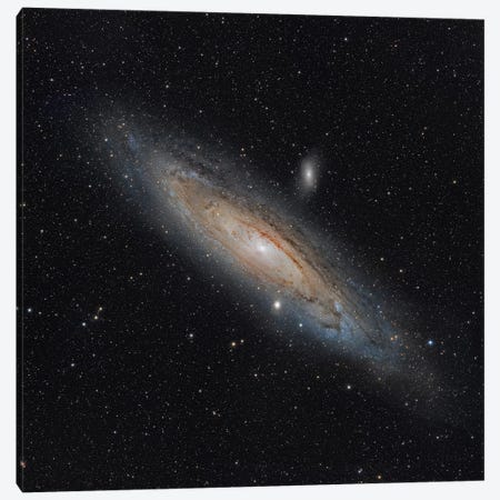 The Andromeda Galaxy (NGC 224) Canvas Print #TRK1350} by Rolf Geissinger Canvas Wall Art