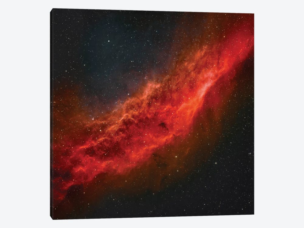 The California Nebula (NGC 1499) II by Rolf Geissinger 1-piece Canvas Art Print