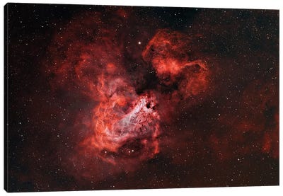 The Omega Nebula (M17) Canvas Art Print