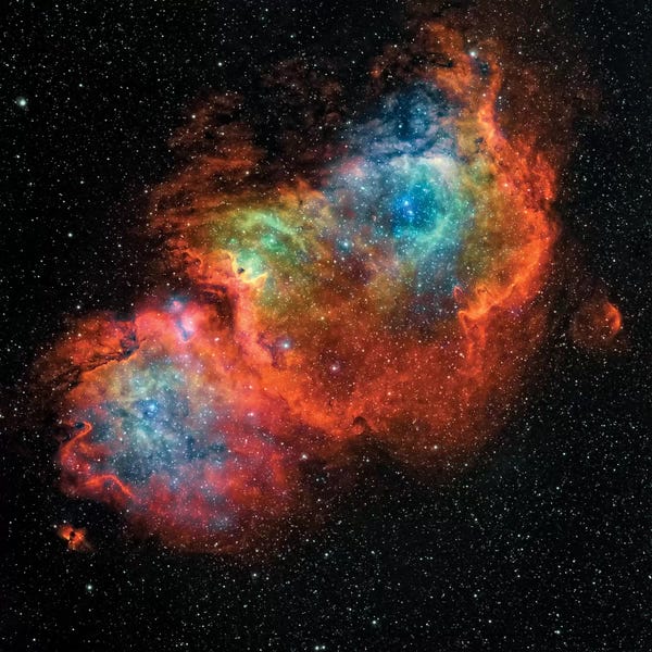 Kids Astronomy & Space Art: The Soul Nebula (IC 1848) by Rolf Geissinger