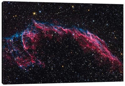 The Eastern Veil Nebula (NGC 6992) Canvas Art Print