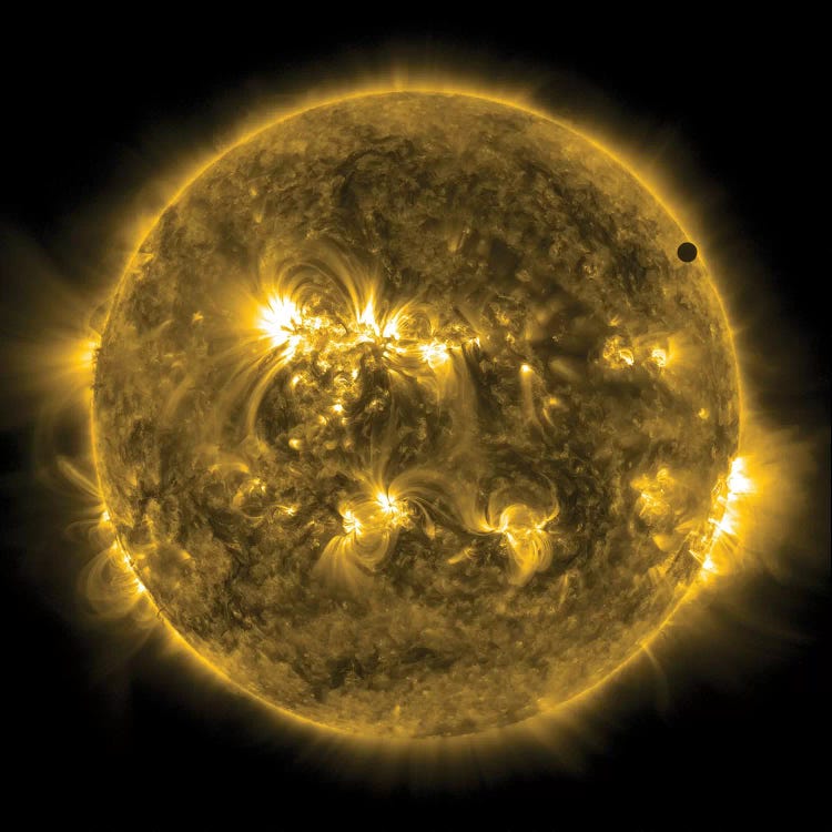 2012 Transit Of Venus Moving Across The Face Of The Sun I