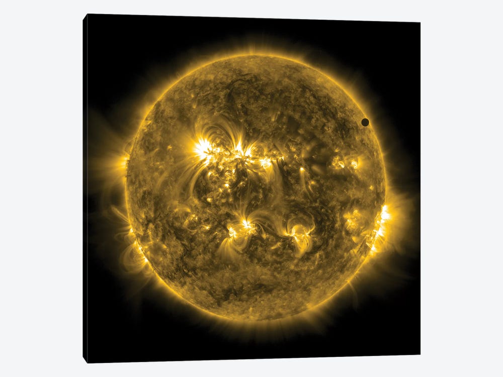 2012 Transit Of Venus Moving Across The Face Of The Sun I by Stocktrek Images 1-piece Canvas Art