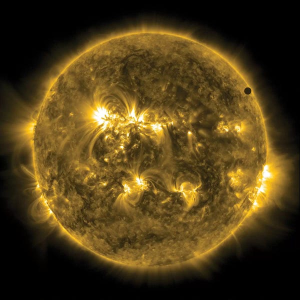 Stocktrek Images: 2012 Transit Of Venus Moving Across The Face Of The Sun I by Stocktrek Images