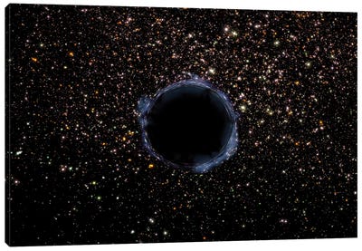 A Black Hole In A Globular Cluster Canvas Art Print