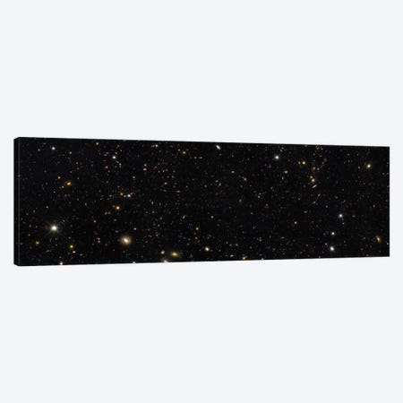 A Panoramic View Of Over 7,500 Galaxies Stretching Back Through Most Of The Universe's History Canvas Print #TRK1401} by Stocktrek Images Canvas Wall Art