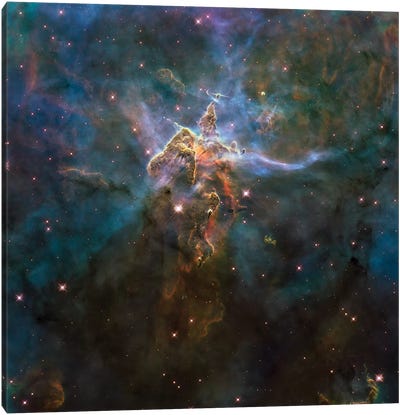 Carina Nebula Star-Forming Pillars And Herbig-Haro Objects With Jets Canvas Art Print - Stocktrek Images -  Education Collection