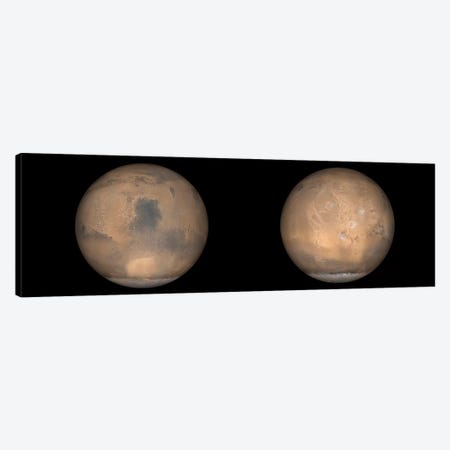 Global Views Of Mars In Late Northern Summer Canvas Print #TRK1493} by Stocktrek Images Canvas Print