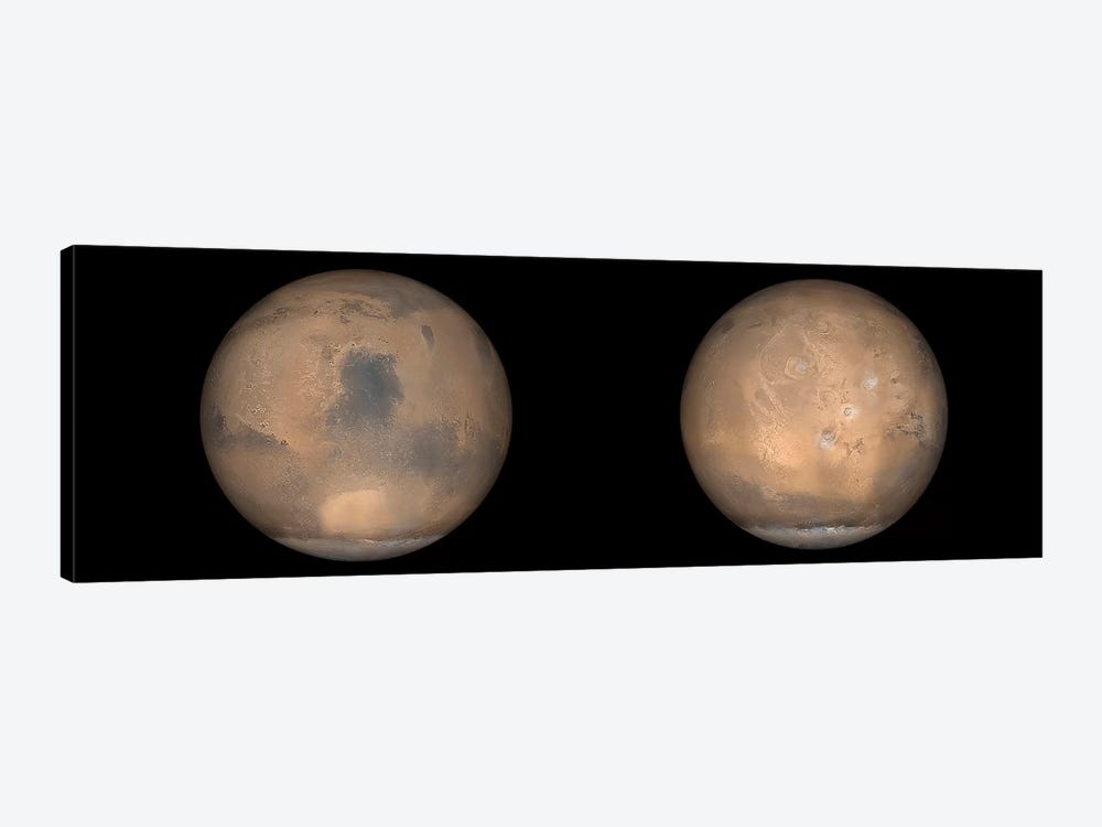 Global Views Of Mars In Late Northern Summer by Stocktrek Images 1-piece Canvas Artwork