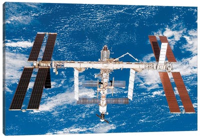 International Space Station II Canvas Art Print - Stocktrek Images - Astronomy & Space Collection