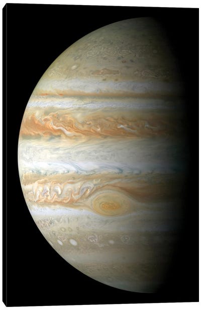 Jupiter Mosaic Canvas Art Print - Stocktrek Images - Astronomy & Space Collection