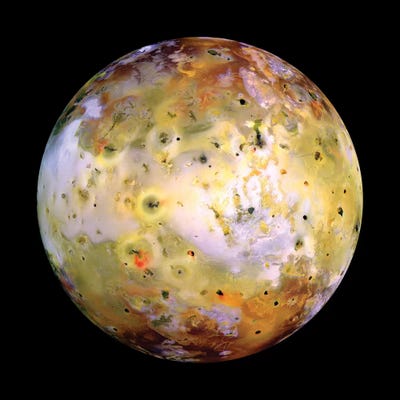 Jupiter's Moon Io Canvas Art Print By Stocktrek Images | ICanvas