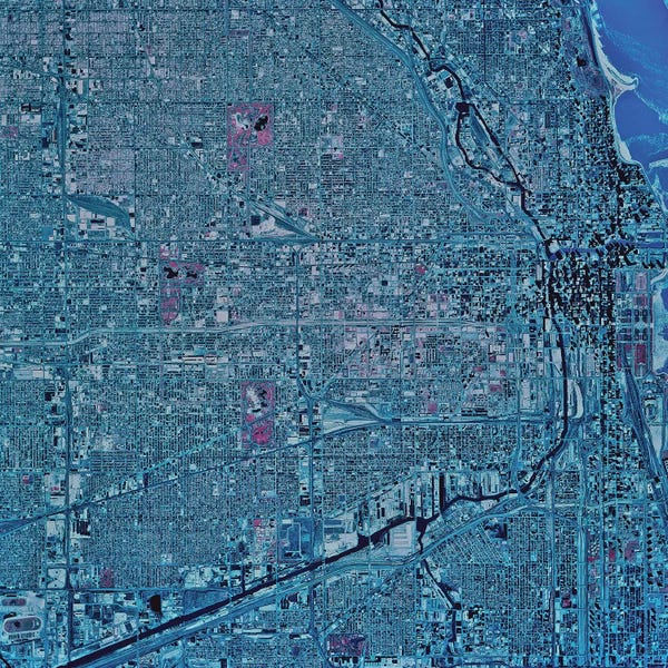 Chicago Maps: Chicago, Illinois by Stocktrek Images