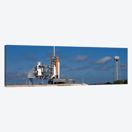 Space Shuttle Discovery Sits Ready On The Launch Pad At Kennedy Space Center Canvas Print #TRK1674} by Stocktrek Images Canvas Artwork