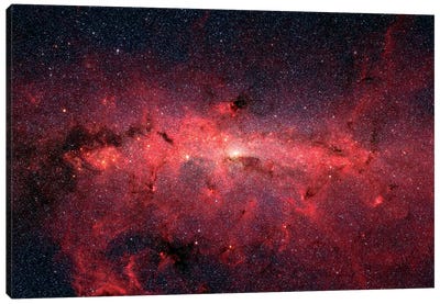 The Center Of Our Milky Way Galaxy II Canvas Art Print - Stocktrek Images - Astronomy & Space Collection