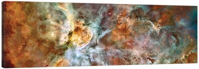 The Central Region Of The Carina Nebula Canvas Art Print - Kids Astronomy & Space Art