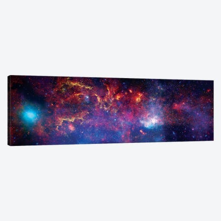 The Central Region Of The Milky Way Galaxy Canvas Print #TRK1714} by Stocktrek Images Art Print
