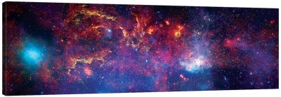 The Central Region Of The Milky Way Galaxy Canvas Art Print - Stocktrek Images - Astronomy & Space Collection