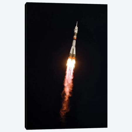 The Soyuz TMA-13 Spacecraft In Flight After Takeoff Canvas Print #TRK1739} by Stocktrek Images Canvas Art