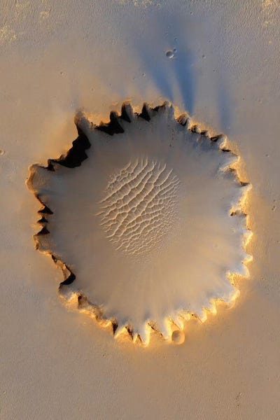 Stocktrek Images: Victoria Crater On Mars by Stocktrek Images