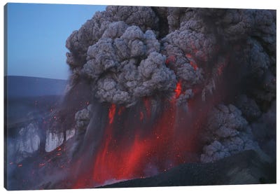 Eyjafjallajökull Eruption, Summit Crater, Iceland II Canvas Art Print