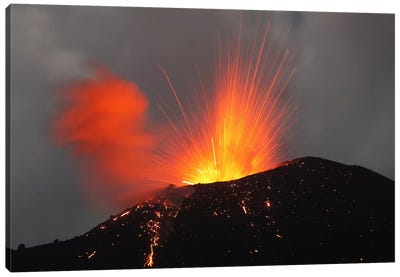Krakatau Eruption, Sunda Strait, Indonesia I Canvas Art Print