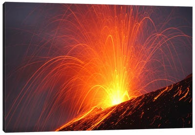 Krakatau Eruption, Sunda Strait, Indonesia III Canvas Art Print
