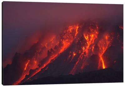 Soufriere Hills Eruption, Montserrat Island, Caribbean II Canvas Art Print