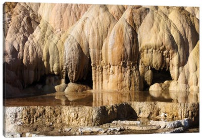 Cleopatra Terrace, Mammoth Hot Springs Geothermal Area, Yellowstone National Park, Wyoming I Canvas Art Print