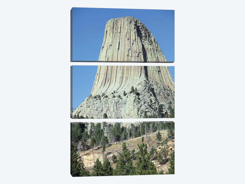 Devils Tower National Monument, Wyoming IV by Richard Roscoe 3-piece Canvas Artwork