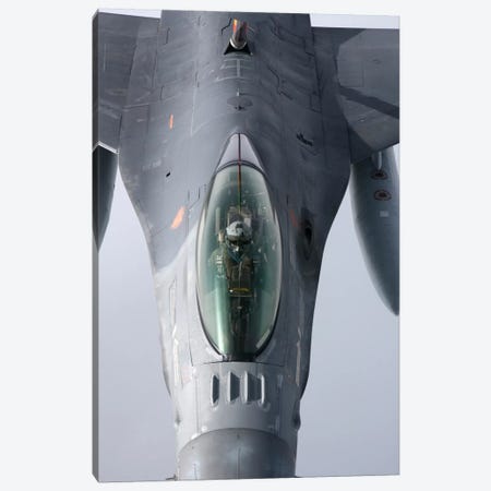 F-16 Fighting Falcon Of The Portuguese Air Force Canvas Print #TRK213} by Daniel Karlsson Canvas Artwork