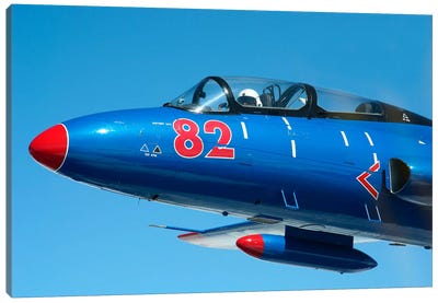 L-29 Delfin Standard Jet Trainer Of The Warsaw Pact Canvas Art Print