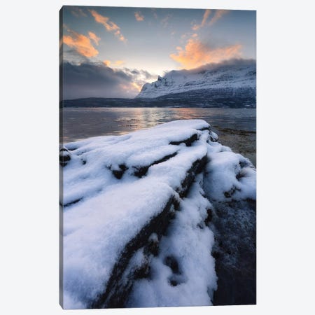 A Cold Morning In Grovfjorden, Troms County, Norway Canvas Print #TRK2240} by Arild Heitmann Canvas Art