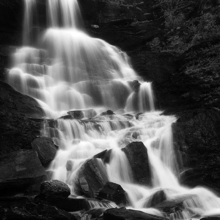 Roasto Waterfall In Nordland, Norway